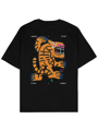 TIGER SİYAH OVERSIZE TSHIRT