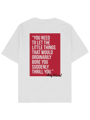 Andy Quote Oversize TShirt byJaffar
