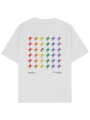 PRIDE COLLECTION BEYAZ OVERSIZE TSHIRT