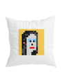 PixelArt White Pillow 