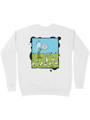 Beyaz Tavşanı Takip Et Sweatshirt
