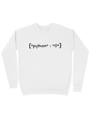 Python Yazılı Yazılımcı Unisex Sweatshirt  Vono Store