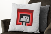 PixelArt Red Pillow 