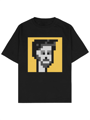 PixelArt Oversize T-Shirt Black