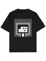 PixelArt Oversize T-Shirt Black