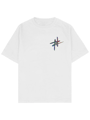 BETERİ YOK USLANMAKTAN BEYAZ OVERSIZE TSHIRT
