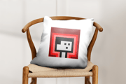 PixelArt Red Pillow 