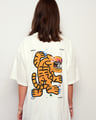 TIGER OFF WHITE OVERSIZE TSHIRT