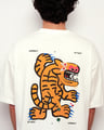 TIGER OFF WHITE OVERSIZE TSHIRT